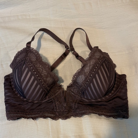 Thistle and Spire Dusky Purple Lace Bra - Picture 1 of 3